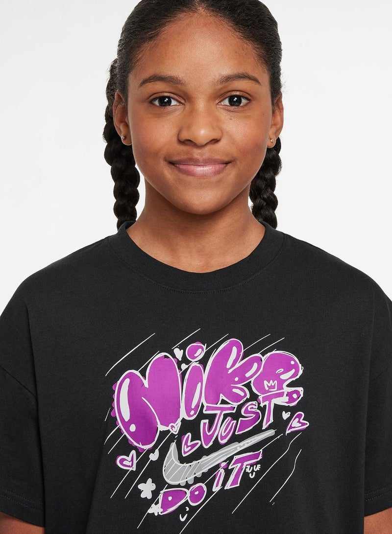 Nike Nsw Essential Doodle Graphic T-Shirt - Image 3